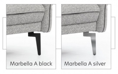 Modul Marbella (A) OBL - otoman s levou područkou, bez úložného prostoru