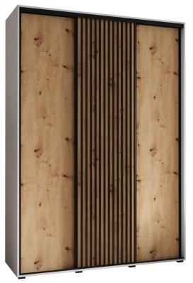 Šatní skříň Sofinka 170 (hloubka 45 cm) - bílá + Artisan