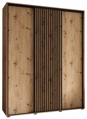 Šatní skříň Sofinka 200 (hloubka 45 cm) - Artisan + Artisan