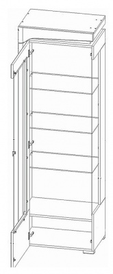 Vitrína Thea White WHW-1L