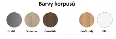 Šatní skříň A19 - výška 245 cm