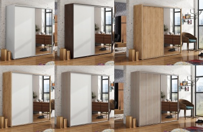 Šatní skříň A20 - výška 215 cm