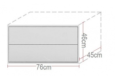 Šatní skříň A23 - šířka 278 cm