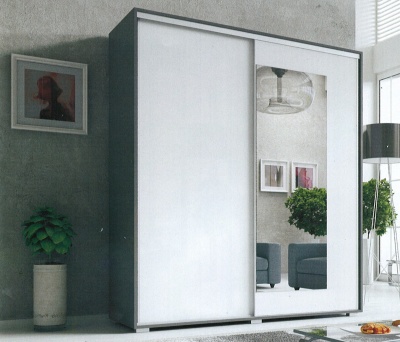 Šatní skříň s posuvnými dveřmi Viva -160 cm