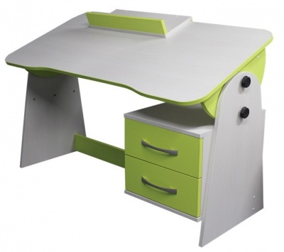 Sklápěcí stůl C130 Casper creme + zelená - doprava ZDARMA - SLEVA - SKLADEM 1KS