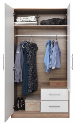 Šatní skříň Smart SRL3 - se zrcadlem Artisan