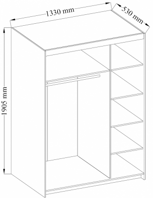 Skříň Elena 3D