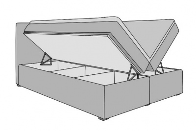 Postel Karo - šíře od 120 cm