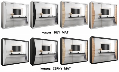 Šatní skříň Montreal - 250 cm