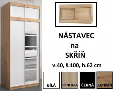 Šatní skříň Romana 1 - 100 cm