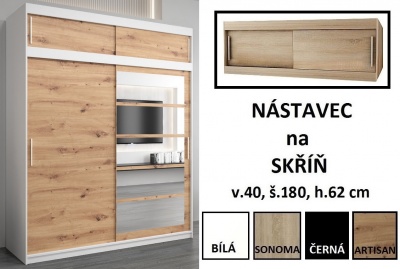 Šatní skříň Romana 1 - 180 cm