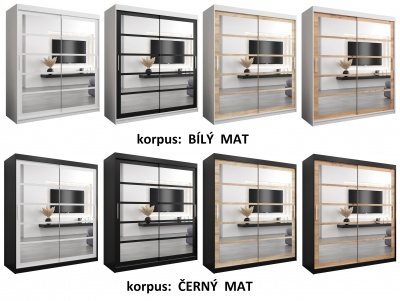 Šatní skříň Romana 2 - 180 cm