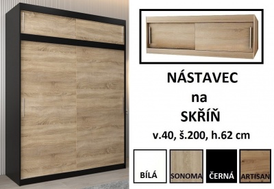 Šatní skříň Otka - 200 cm