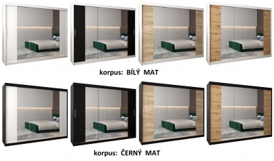 Šatní skříň Otka 2 - 250 cm