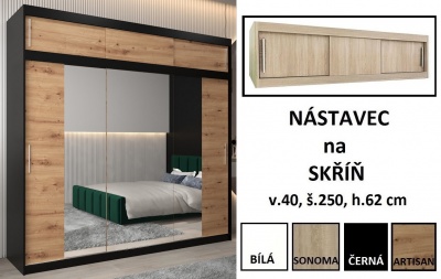 Šatní skříň Otka 2 - 250 cm