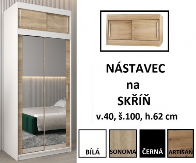 Šatní skříň Otka 3 - 100 cm