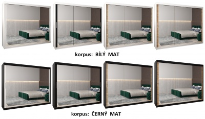 Šatní skříň Otka 3 - 250 cm