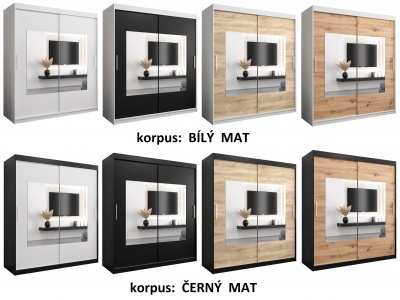 Šatní skříň Nori - 200 cm