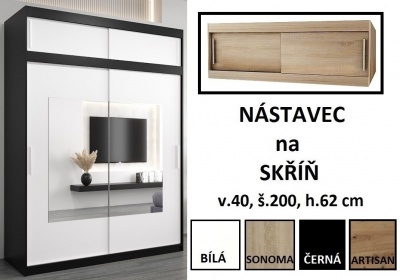 Šatní skříň Nori - 200 cm