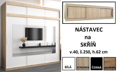 Šatní skříň Nori - 250 cm