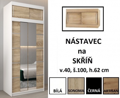 Šatní skřín Irena 4 - 100 cm