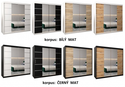 Šatní skřín Irena 4 - 200 cm
