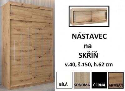 Šatní skříň Rock - 150 cm