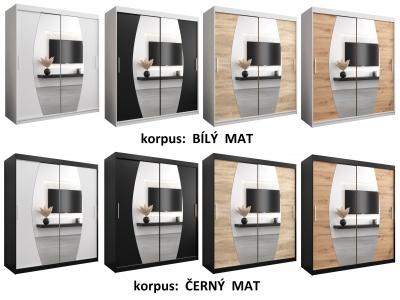 Šatní skříň Amsterdam - 200 cm