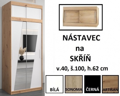 Šatní skříň Thor - 100 cm