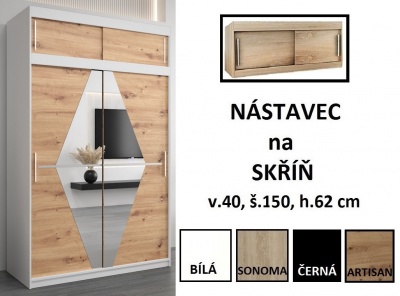 Šatní skříň Omega - 150 cm