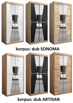 Šatní skříň Rokoko - 120 cm