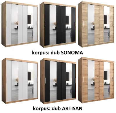 Šatní skříň Delta - 200 cm