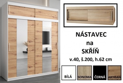Šatní skříň Delta - 200 cm