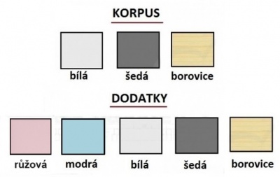 Patrová postel pro 3 děti Jacek 3 200x90