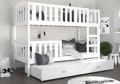 Patrová postel pro 3 děti Kubus 3 200x90