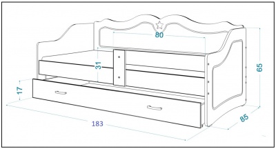 Postel Lili 180x80