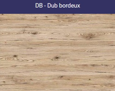 Zrcadlo D37 dub Bordeaux - SLEVA - SKLADEM 1 ks