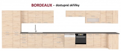 Kuchyňská skříňka Bordeaux - horní rohová 58x58 GN-72 1F