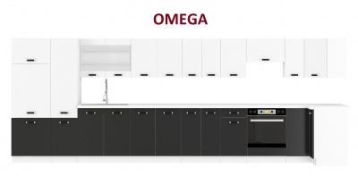 Kuchyňská skříňka Omega - horní rohová 58x58 GN-60 1F
