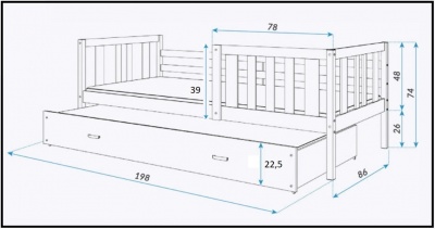 Postel Nemo P 190x80