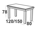 Stůl Max 5P