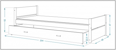 Postel Tymon 200x90