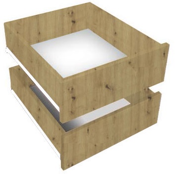 Šatní skříň Nebe T1 - 250 cm