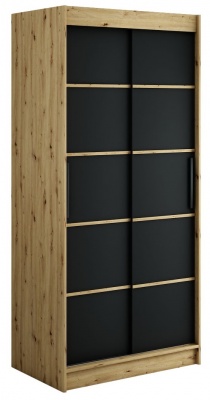 Šatní skříň Nebe V1 - 100 cm