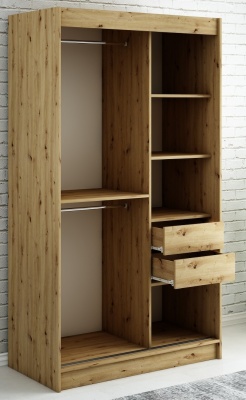 Šatní skříň Nebe V1 - 120 cm