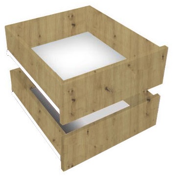 Šatní skříň Nebe V2 - 120 cm