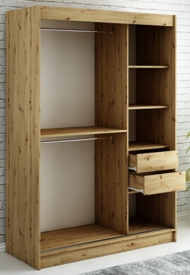 Šatní skříň Nebe V2 - 150 cm