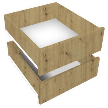 Šatní skříň Nebe V2 - 150 cm