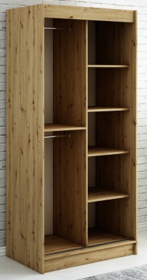 Šatní skříň Nebe V4 - 100 cm