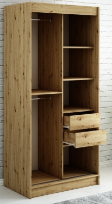 Šatní skříň Nebe V4 - 100 cm